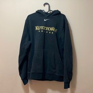 Black vintage Nike soccer hoodie
